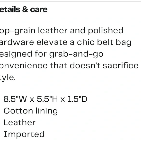 Navy Hobo Fern Leather Belt Bag - Picture 3 of 15